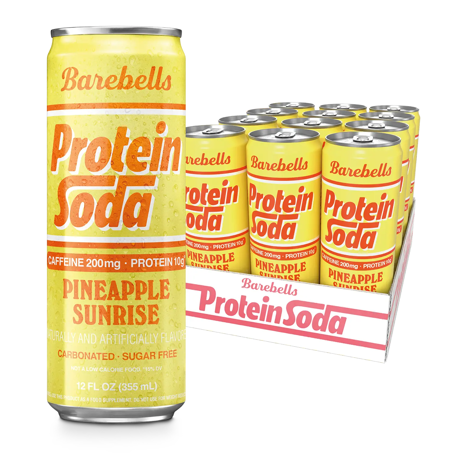Barebells Protein Soda Pineapple Sunrise