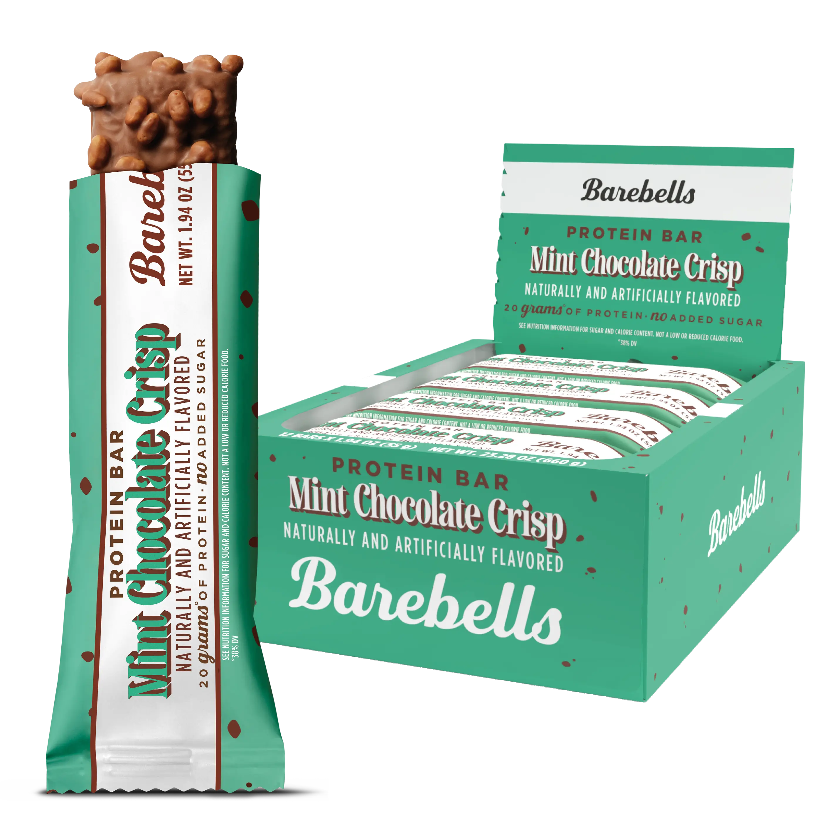 Barebells Protein Bar - Mint Chocolate Crisp