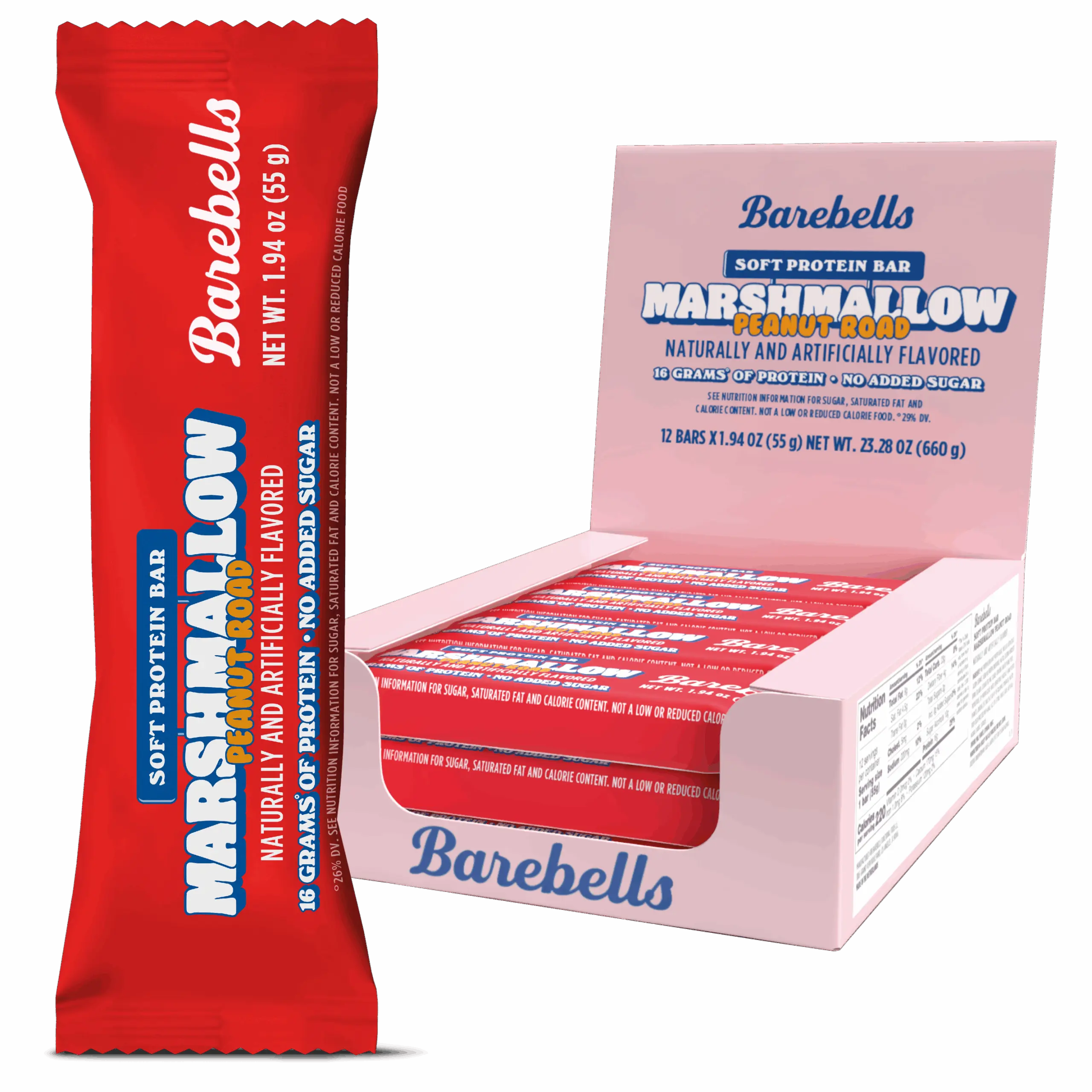 Barebells Protein Bar - Marshmallow Peanut Road