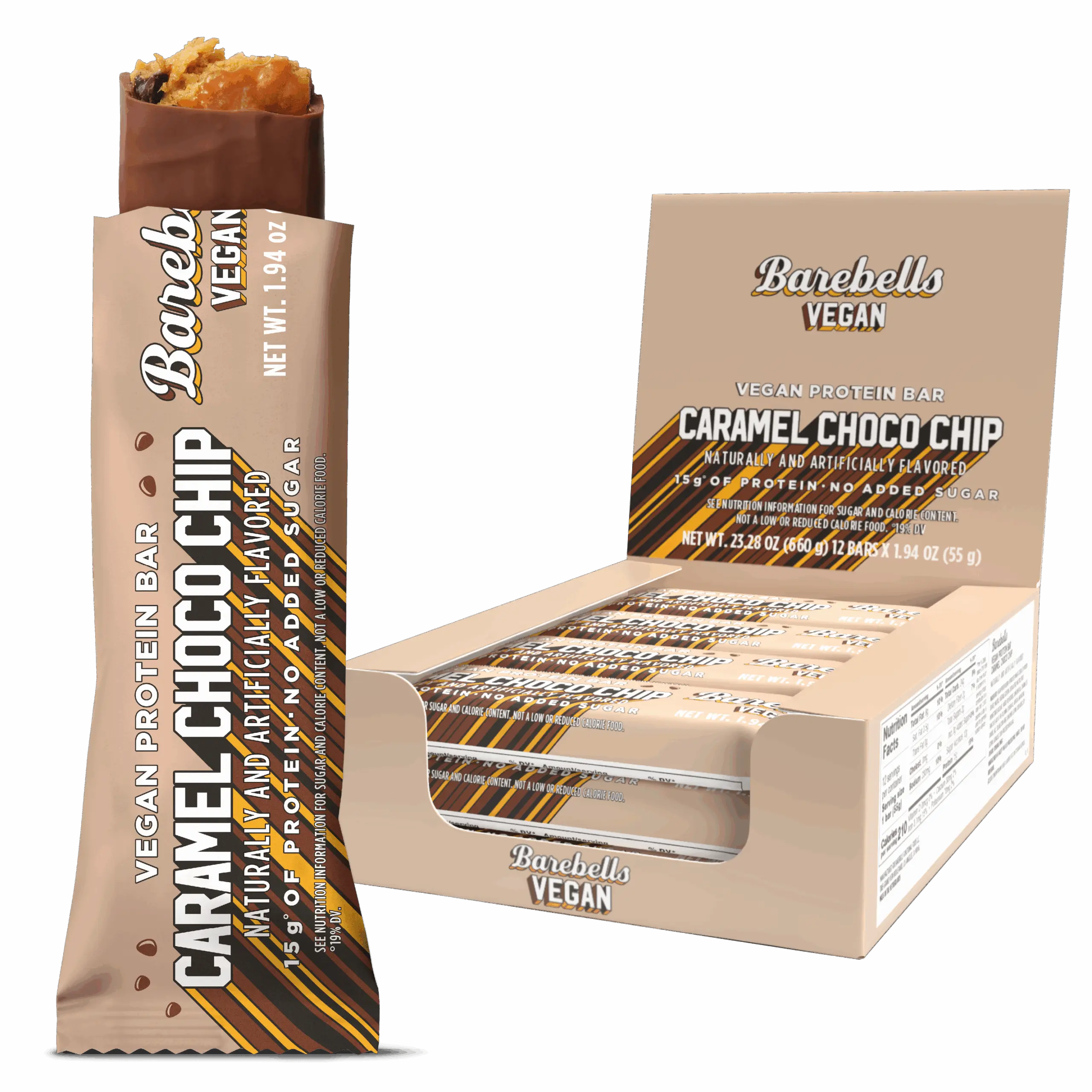 Vegan Protein Bar - Caramel Choco Chip